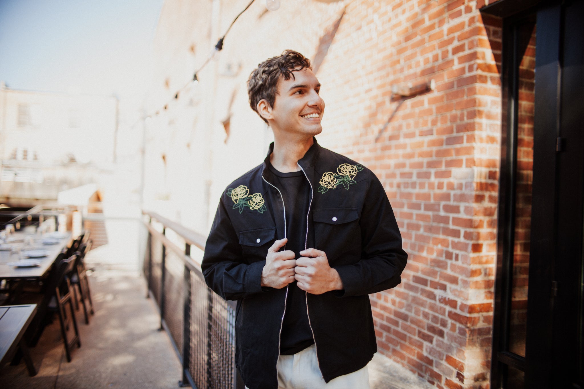 Embroidered Texas Rose Jacket – The Love Collection